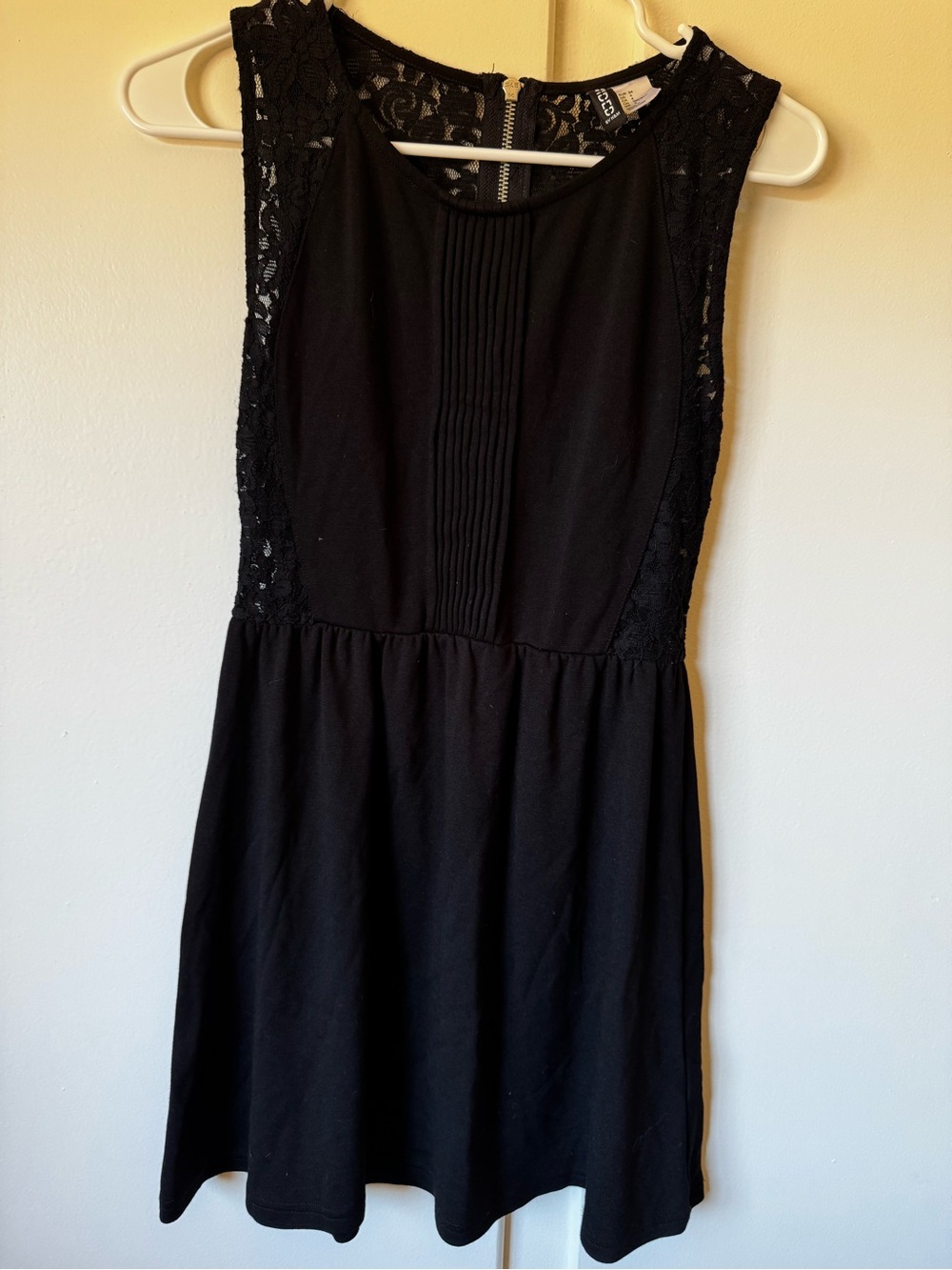 H&M Black Lace Mini Dress